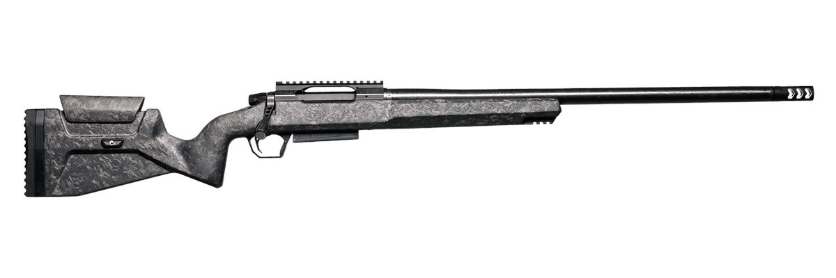Christensen Arms 8011400801 MCR  7mm Rem Mag 3+1 22" Carbon Fiber Threaded Barrel, Picatinny Rail Receiver, M-LOK Forend, Black Adj Cheek Riser w/Pistol Grip Carbon Fiber Stock