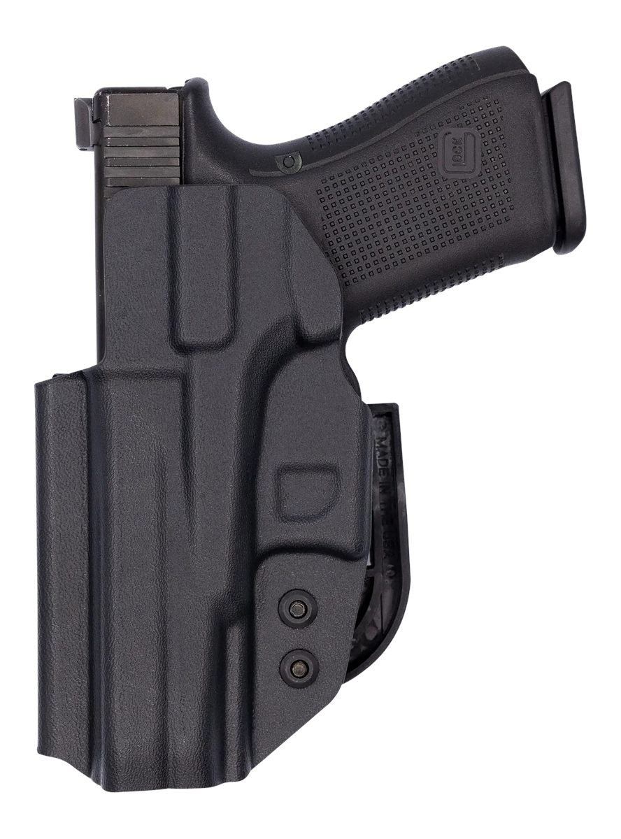 C G Arms Holsters 0008100 Covert IWB Black Kydex Belt Clip Fits Glock 19/23