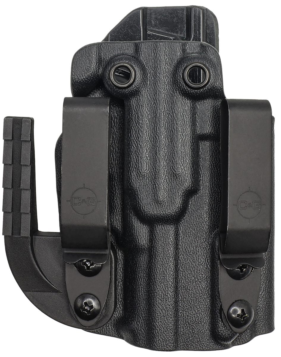 C G Arms Holsters 0258100 Covert IWB Black Kydex Belt Clip Fits Sig P365