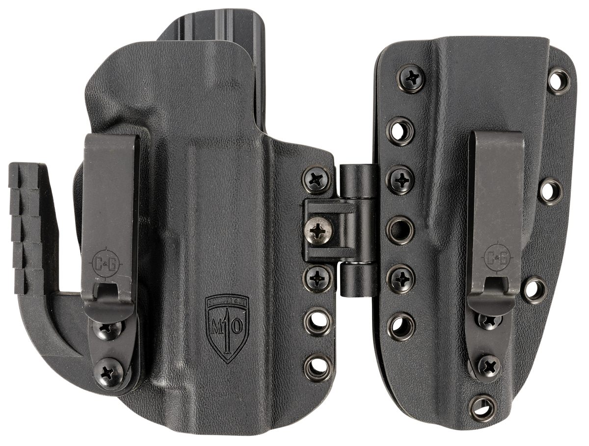 C G Arms Holsters 0384100 MOD 1 System IWB Black Kydex Belt Clip Fits Sig P
