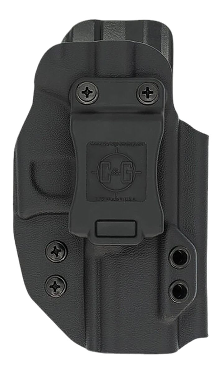 C G Arms Holsters 0526100 Covert IWB Black Kydex Belt Clip Fits S W Shield