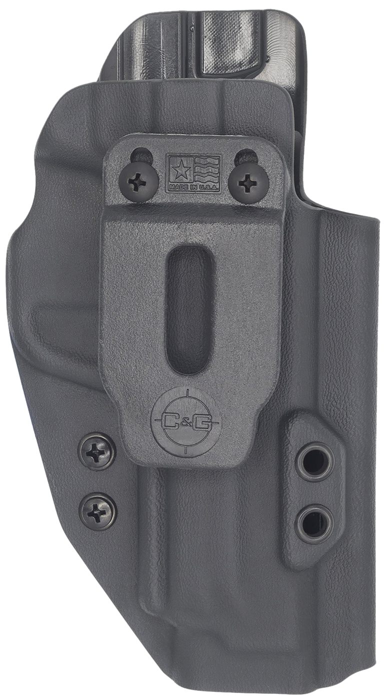 C G Arms Holsters 0568100 Covert IWB Black Kydex Belt Clip Fits S W M P 9/4