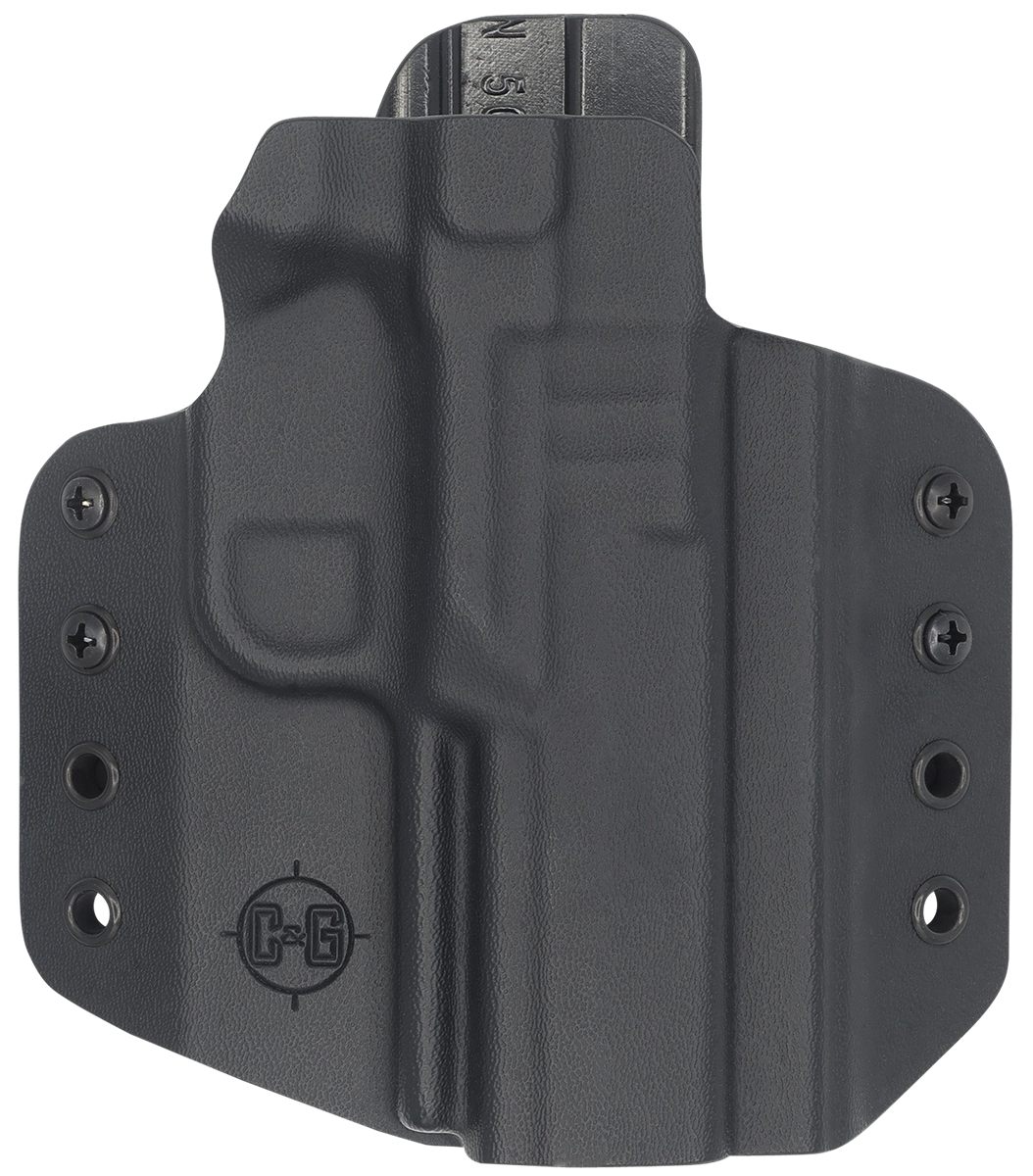 C G Arms Holsters 1696100 Covert OWB Black Kydex Belt Loop Fits FN 509/T Ri