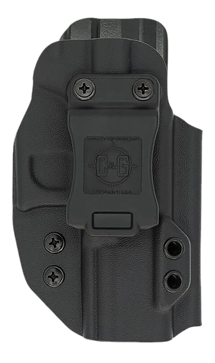 C G Arms Holsters 1864100 Covert IWB Black Kydex Belt Clip Fits 1911 3.5in