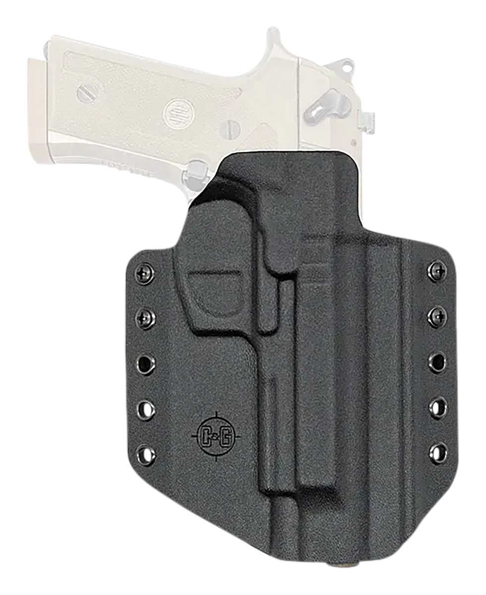 C G Arms Holsters 2750100 Covert OWB Black Kydex Belt Loop Fits Beretta M9A