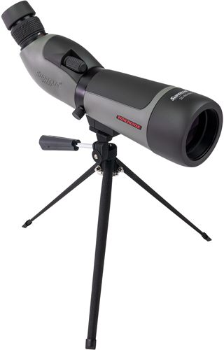 Winchester Optics SPRM12-20-60X65 Spotting Scope Angled Body 65mm Black/Gra view 3