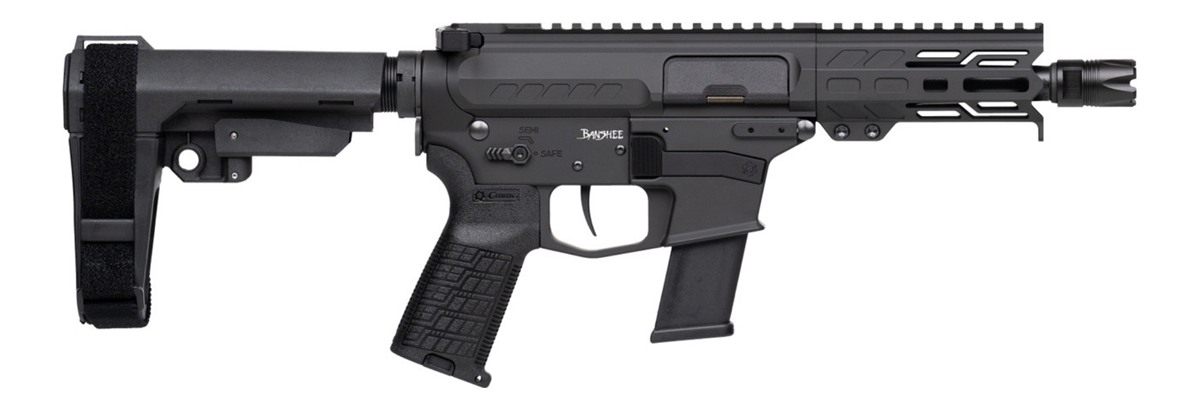 CMMG Banshee Fixed Ejector MkG Pistol .45 Auto 13rd Magazine 5'' Barrel Arm view 2