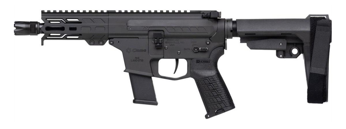 CMMG Banshee Fixed Ejector MkG Pistol .45 Auto 13rd Magazine 5'' Barrel Arm view 3