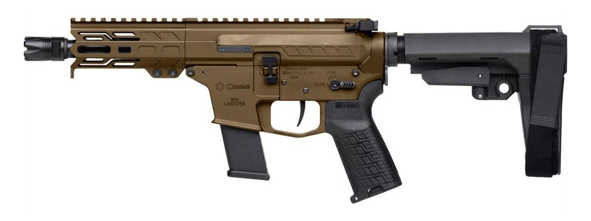 CMMG Banshee Fixed Ejector MkG Pistol .45 Auto 13rd Magazine 5'' Barrel Mid view 2
