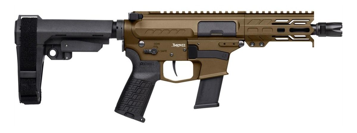 CMMG Banshee Fixed Ejector MkG Pistol .45 Auto 13rd Magazine 5'' Barrel Mid view 3