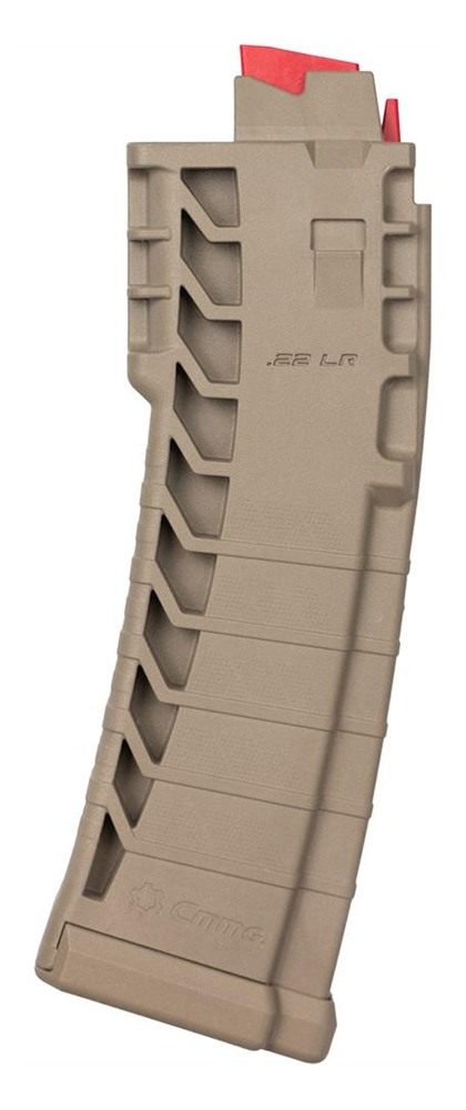 CMMG Mk4/AR15 Rifle Magazine FDE .22 LR 10/rd