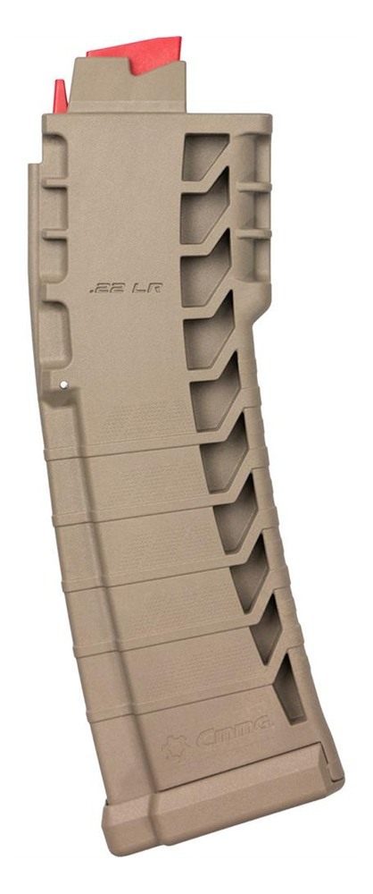 CMMG Mk4/AR15 Rifle Magazine FDE .22 LR 10/rd view 2