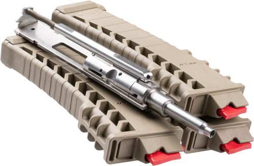 CMMG AR Conversion Kit Bravo with 25rd Magazines (3) .22 LR FDE view 3