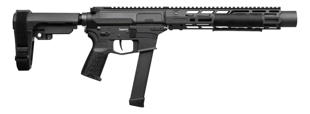 Cmmg Pistol SD 9mm Glock Pattern Suppressed Zeroed Banshee 1-33rd Trigger W