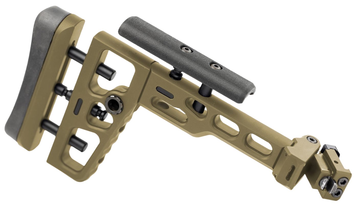 Samson Manufacturing 040617032 S.A.S. K Folding Stock Flat Dark Earth Anodi