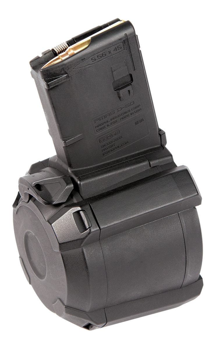 Magpul MAG576BLK PMAG GEN M3 60rd Drum 223 Rem/5.56x45mm Nato Fits AR-15/M1 view 2