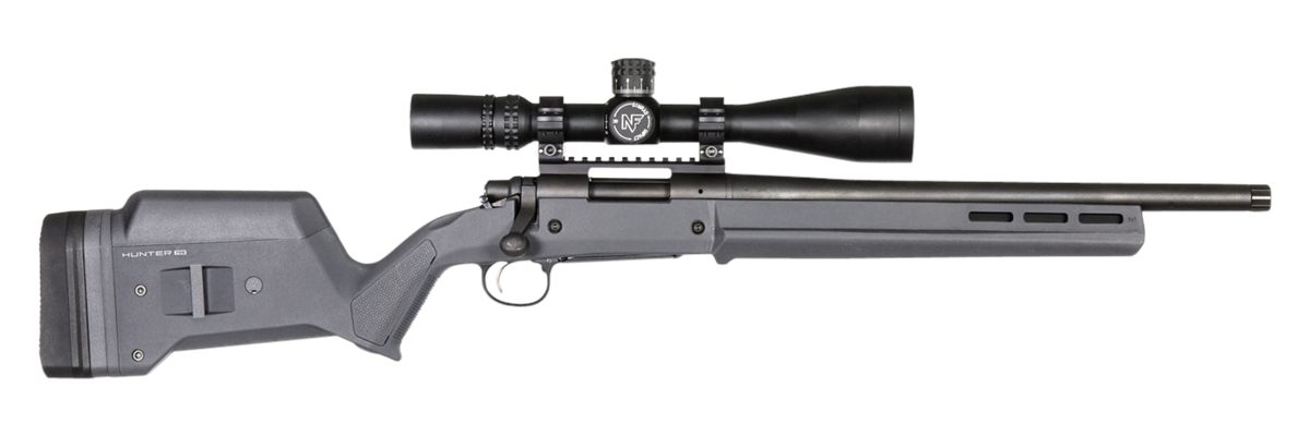 Magpul MAG495-GRY Hunter 700 Stock Fixed with Aluminum Bedding Adjustable C