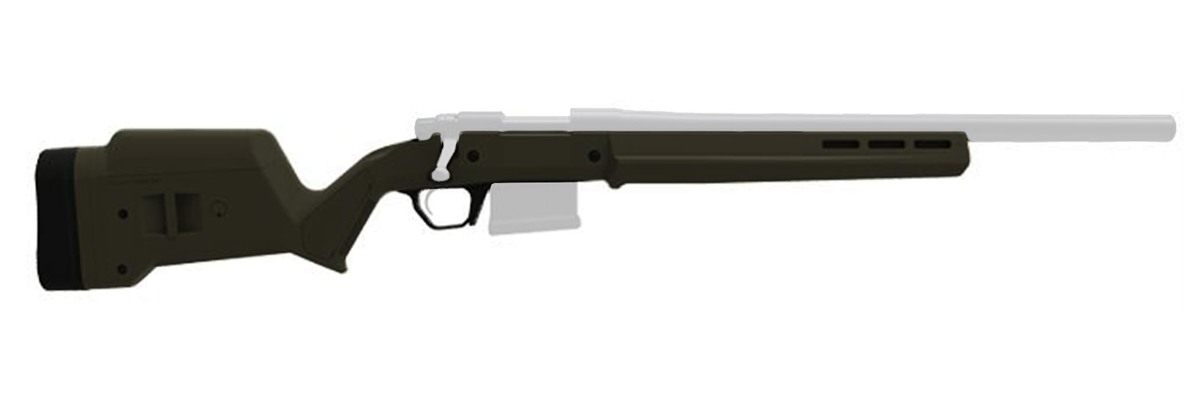 Magpul MAG495-ODG Hunter 700 Stock Fixed with Aluminum Bedding Adjustable C