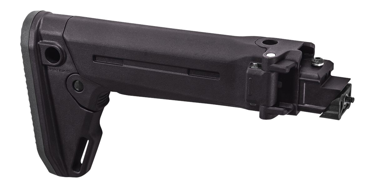 Magpul MAG585-PLM Zhukov-S Stock Folding Right Side Plum Synthetic for AK-P view 2