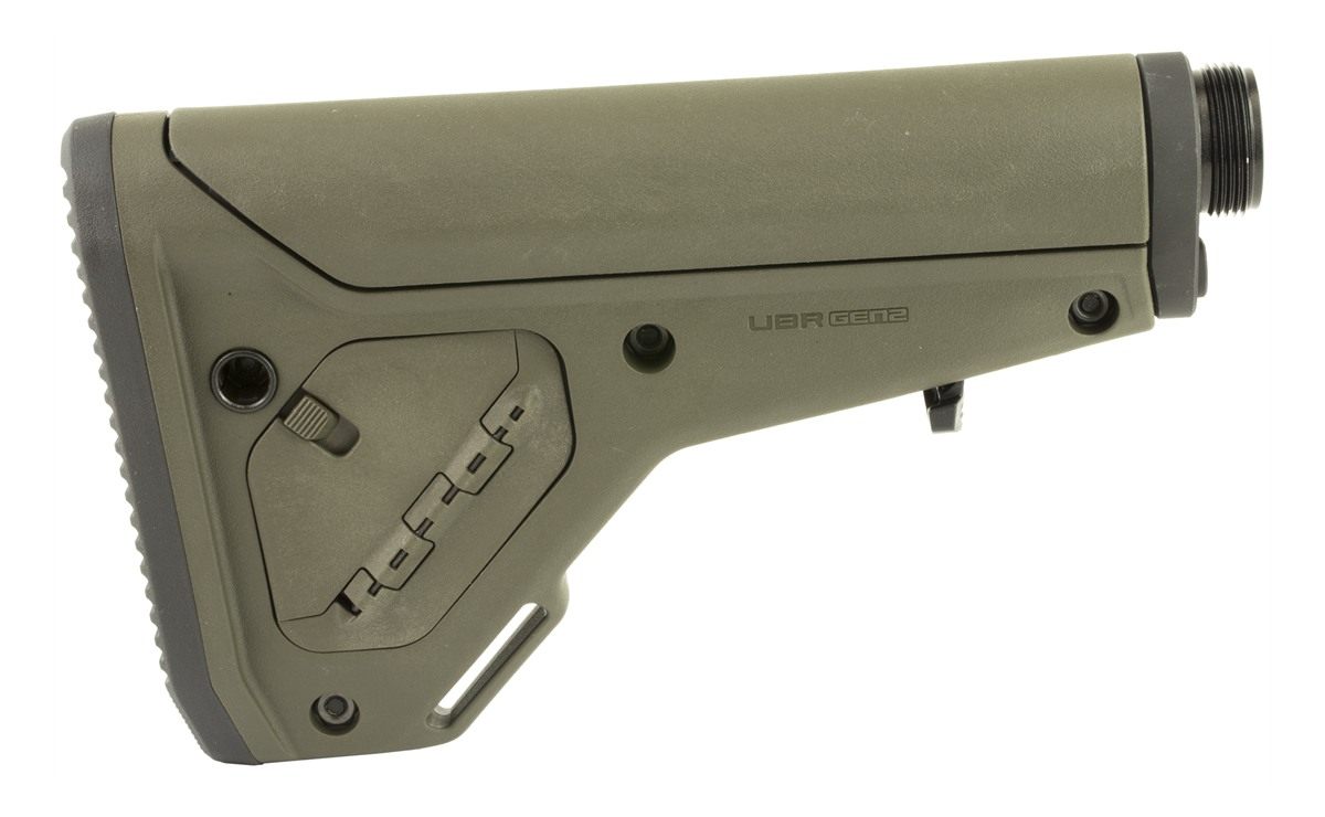 Magpul MAG482-ODG UBR Gen2 Stock Green Synthetic, Collapsible, Fits AR-15/M