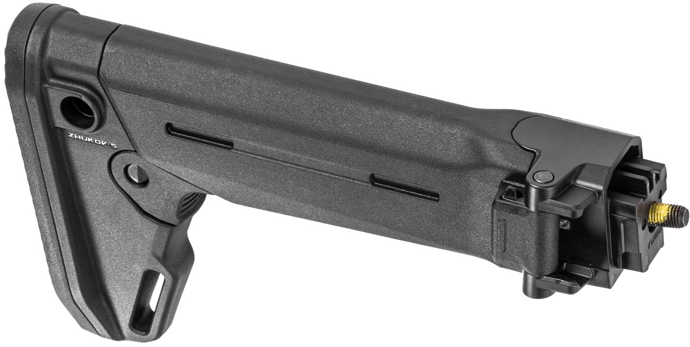 Magpul MAG552-BLK Zhukov-S Stock Folding Right Side Black Synthetic for Yug