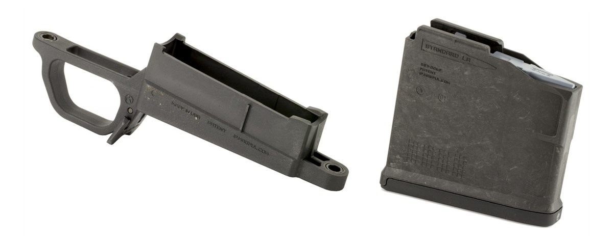 Magpul MAG489-BLK Bolt Action Well Hunter 700L Stock Made of Polymer w/ Bla view 2