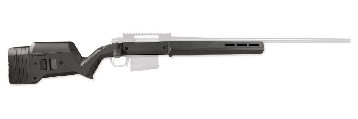 Magpul MAG483-BLK Hunter 700 Stock Fixed with Aluminum Bedding Adjustable C