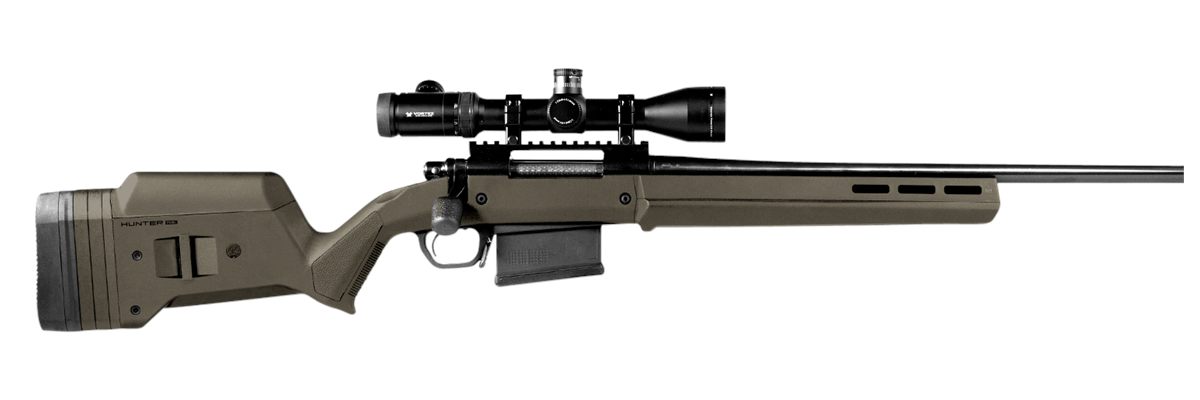 Magpul MAG483-ODG Hunter 700 Stock Fixed with Aluminum Bedding Adjustable C view 2