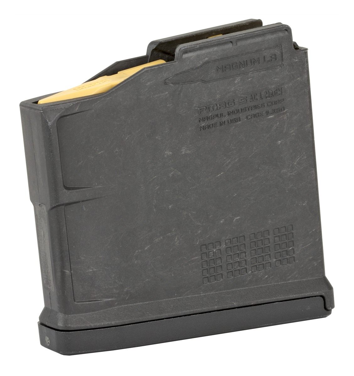 Magpul MAG698BLK PMAG Magnum 5rd AICS 257 Weatherby Mag/300 Win Mag/270 Mag