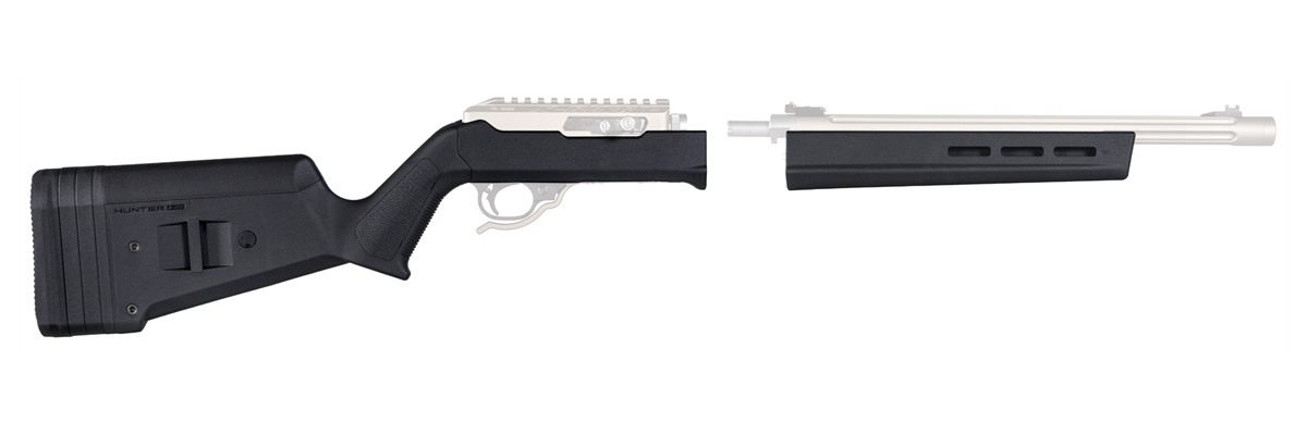 Magpul MAG760-BLK Hunter X-22 Stock Fixed Adjustable Comb Black Synthetic f
