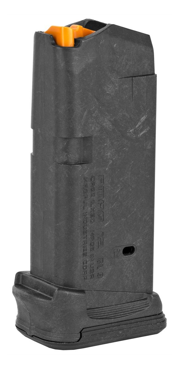 Magpul MAG674BLK PMAG 12 GL9 Rifle Magazine Black For Glock Model 26 9mm Lu