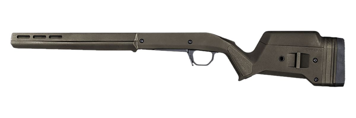 Magpul MAG931-ODG Hunter American Stock Green Synthetic Aluminum Bedding Ad