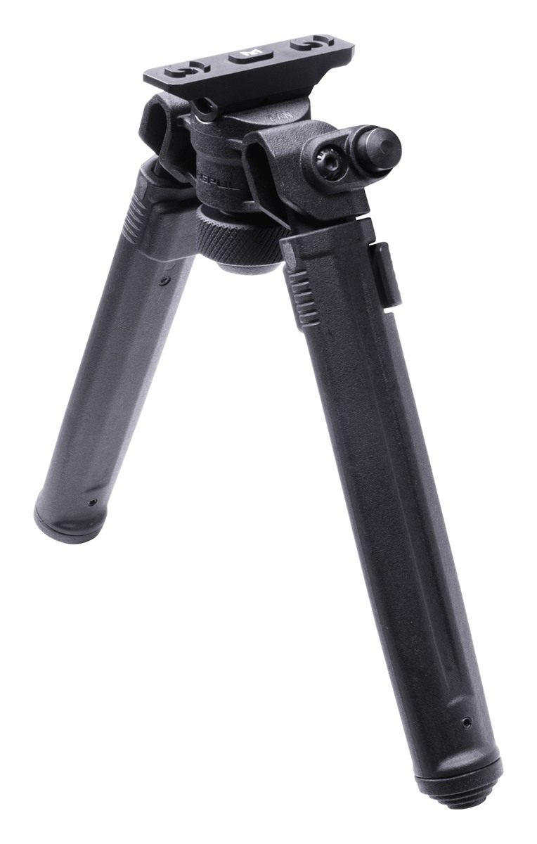 Magpul Rifle Bipod Gun Rest for Hunting and Shooting, M-LOK, Black