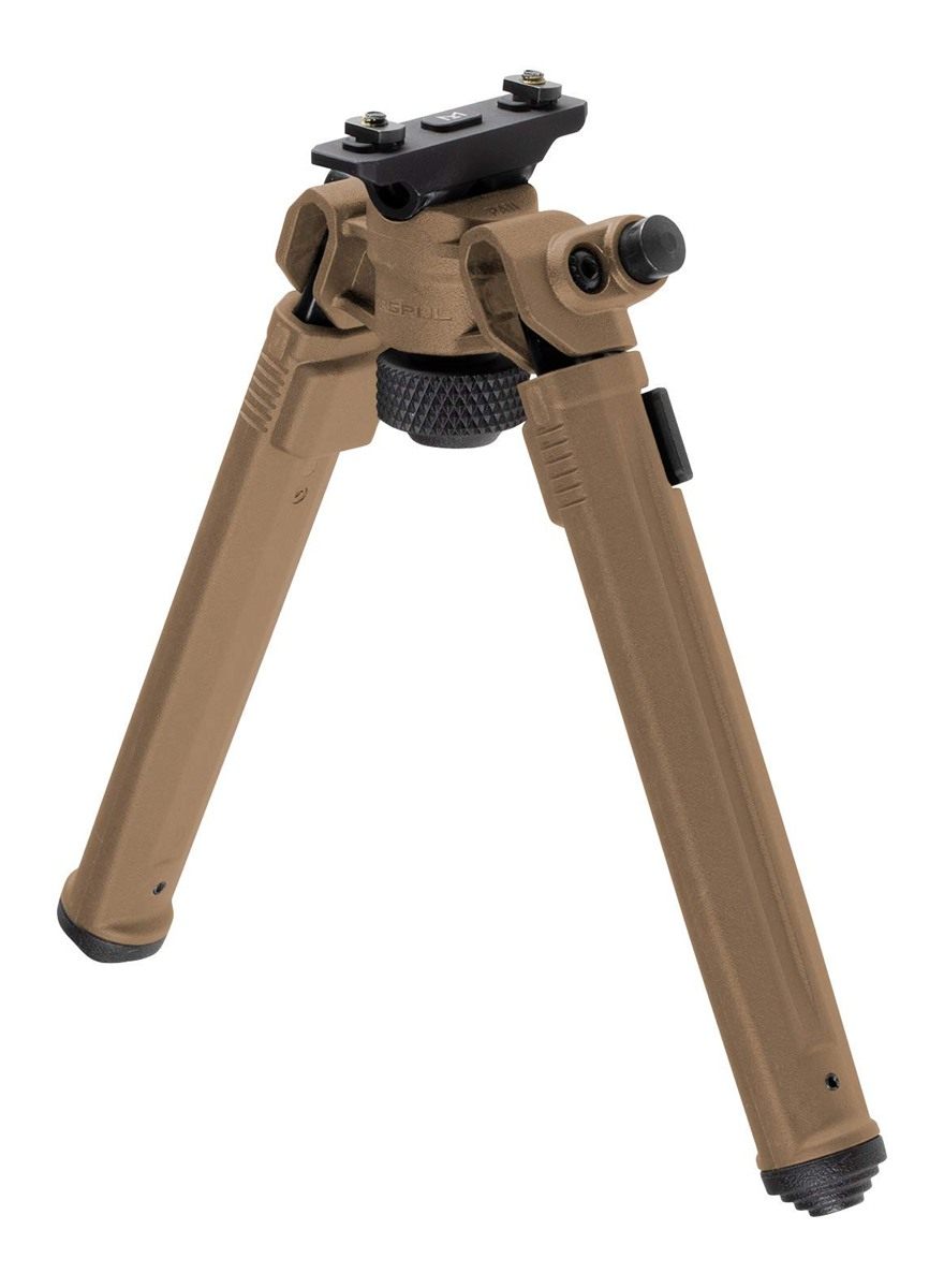 Magpul Rifle Bipod Gun Rest for Hunting and Shooting, M-LOK, Flat Dark Eart view 2