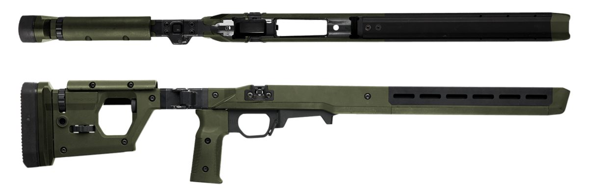 Magpul MAG802-ODG Pro 700 Stock Folding Green Synthetic for Remington SA view 2