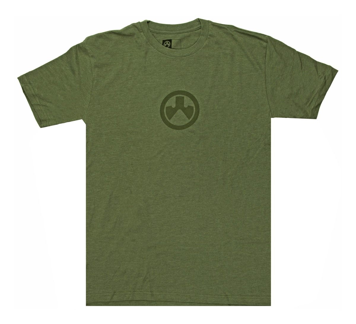 Magpul MAG1115-317-XL Icon Logo Olive Drab Heather Cotton/Polyester Short S view 2