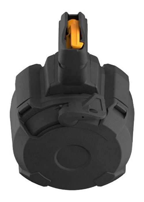 Magpul Accessories MAG1137BLK PMAG D-50 GL9-PCC 50rd Drum 9mm Luger Black P view 2