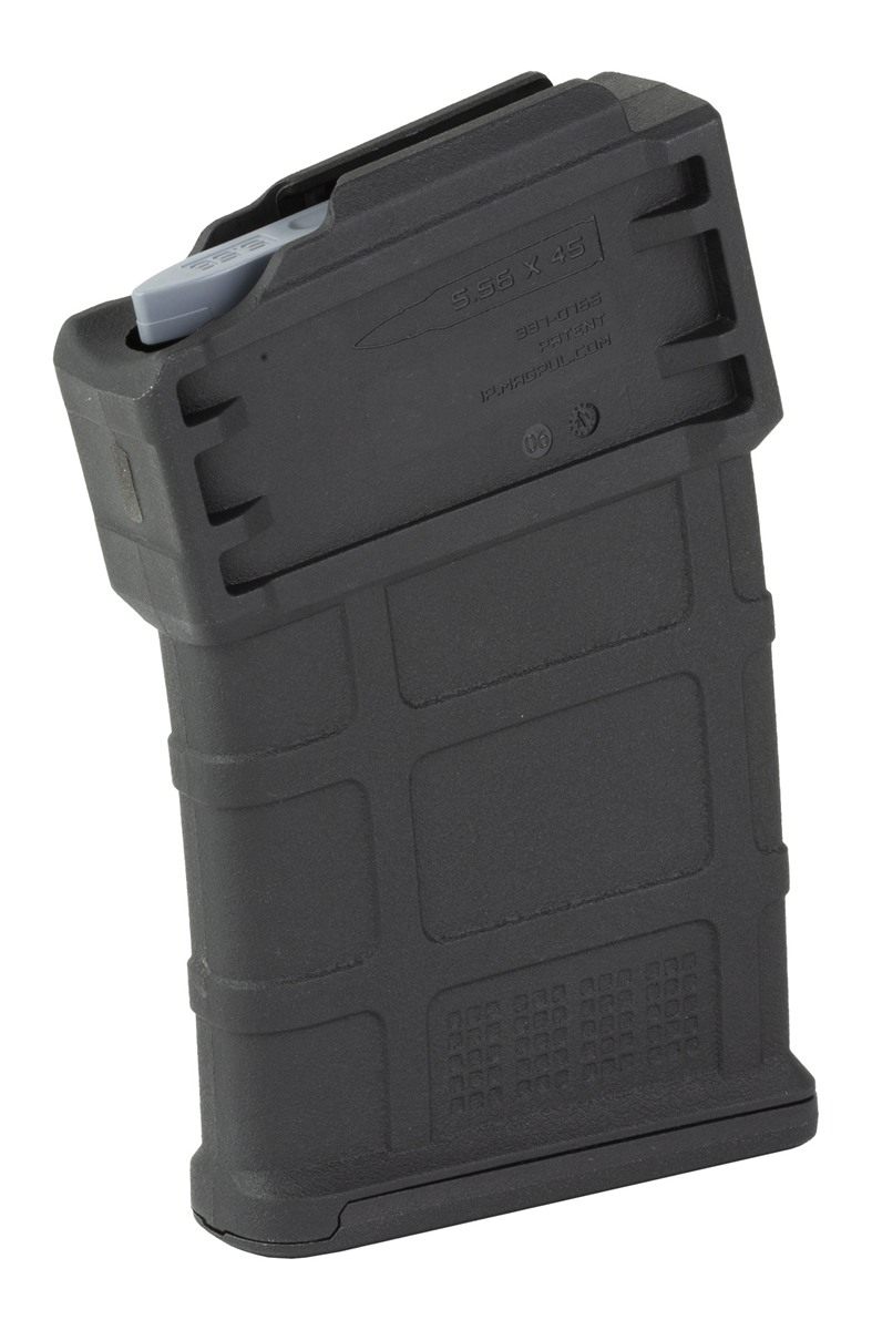 Magpul MAG1100BLK PMAG Black AICS 10rd 5.56x45mm Nato compatible w/ Short A view 2