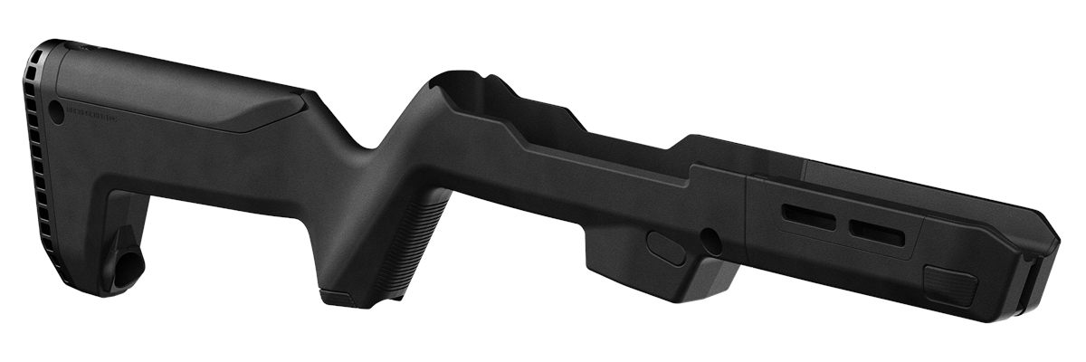 Magpul MAG1076-BLK PC Backpacker Black Synthetic Ruger Carbine Stock