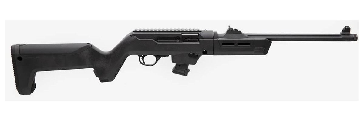 Magpul MAG1076-BLK PC Backpacker Black Synthetic Ruger Carbine Stock view 4