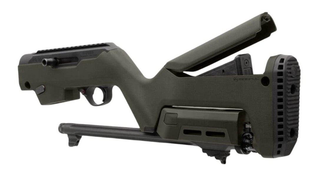 Magpul MAG1076-ODG PC Backpacker Green Synthetic Ruger Carbine Stock view 2