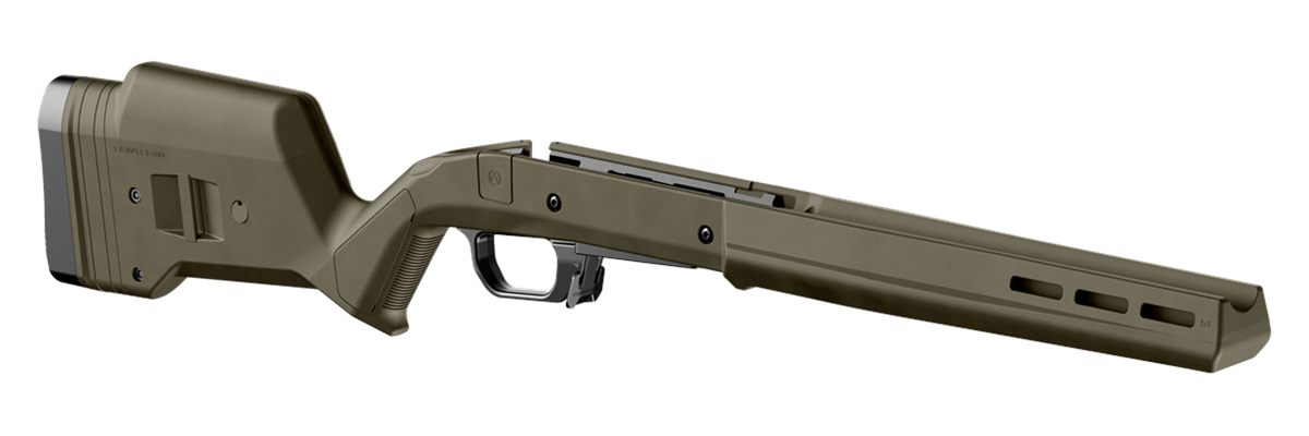 Magpul MAG1069-ODG-LT Hunter 110 Stock Fixed with Aluminum Bedding Adj Comb