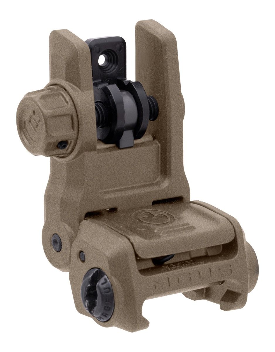 Magpul Mbus 3 Flip-Up Backup Iron Sights, Flat Dark Earth