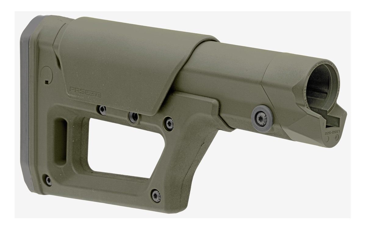 Magpul MAG1159-ODG PRS Lite Precision Stock Green Polymer/Metal Adjustable