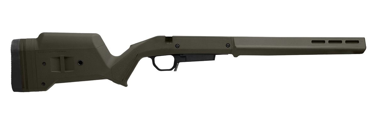 Magpul MAG1207-ODG Hunter American Stock Green Adjustable Synthetic with Al