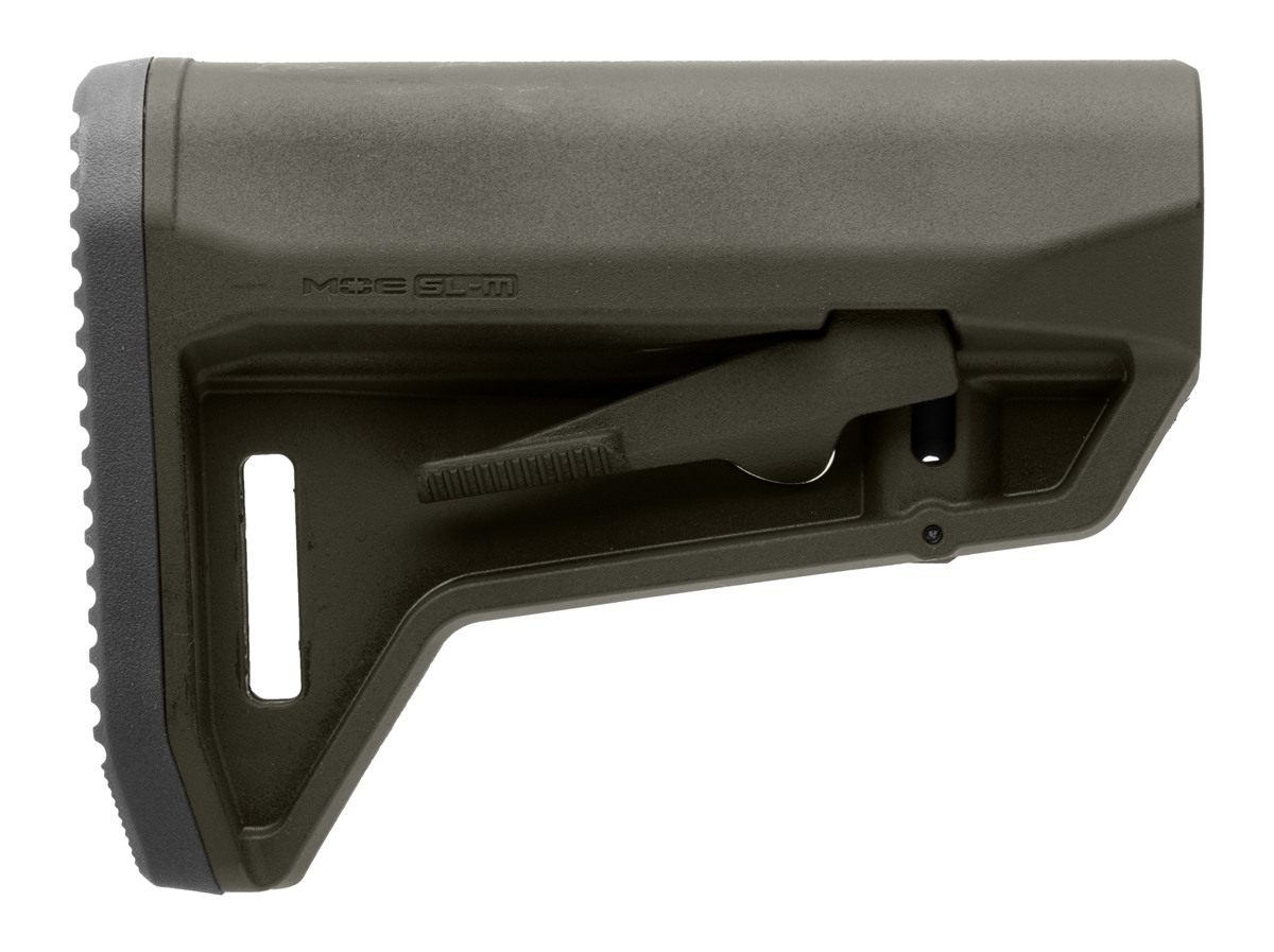 Magpul MAG1242-ODG MOE SL-M Carbine Stock Green Synthetic for Mil-Spec AR-P