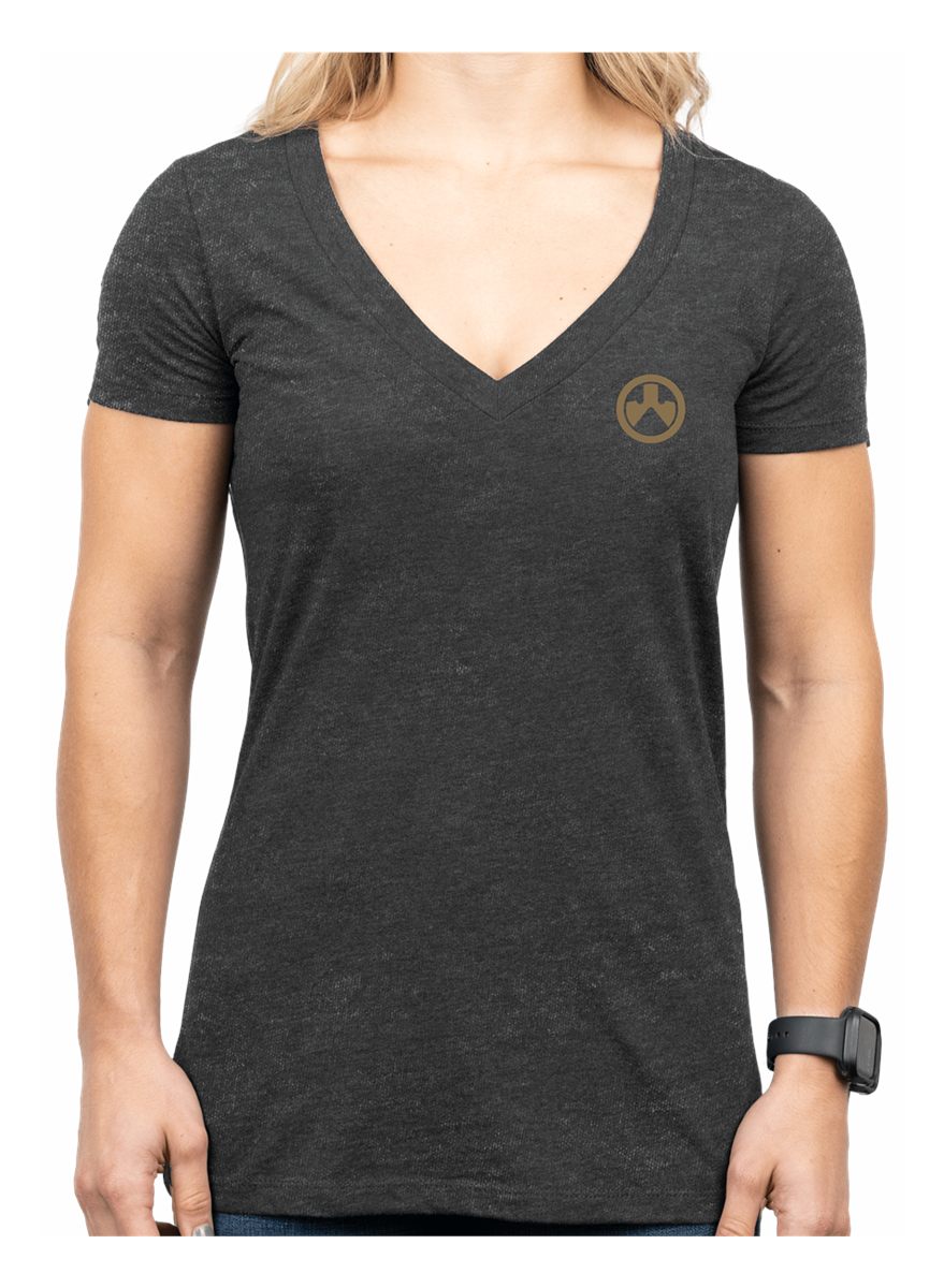 Magpul Women's Short Sleeve T-Shirt, Take Flight Charcoal Heather