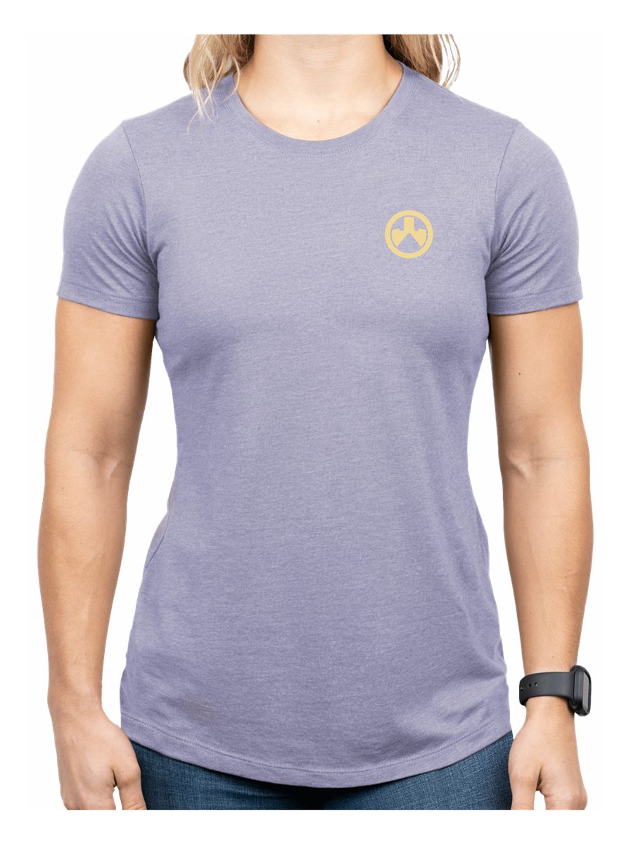 Magpul Women's Short Sleeve T-Shirt, Prickly Pear Orchid Heather