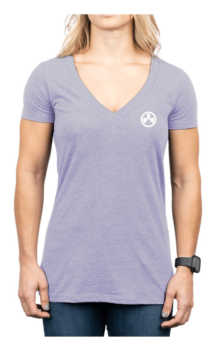 Magpul Women's Short Sleeve T-Shirt, Take Flight Orchid Heather view 2