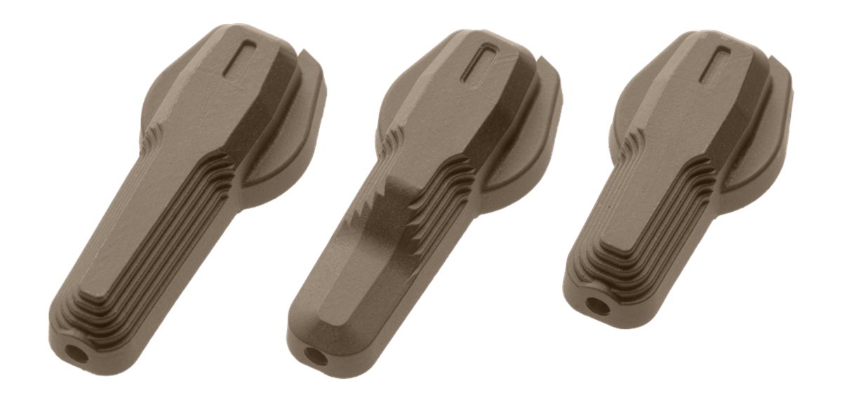 Magpul MAG1254-FDE ESK Safety Selector Polymer/Steel, Ambi 60/90 Degree Opt